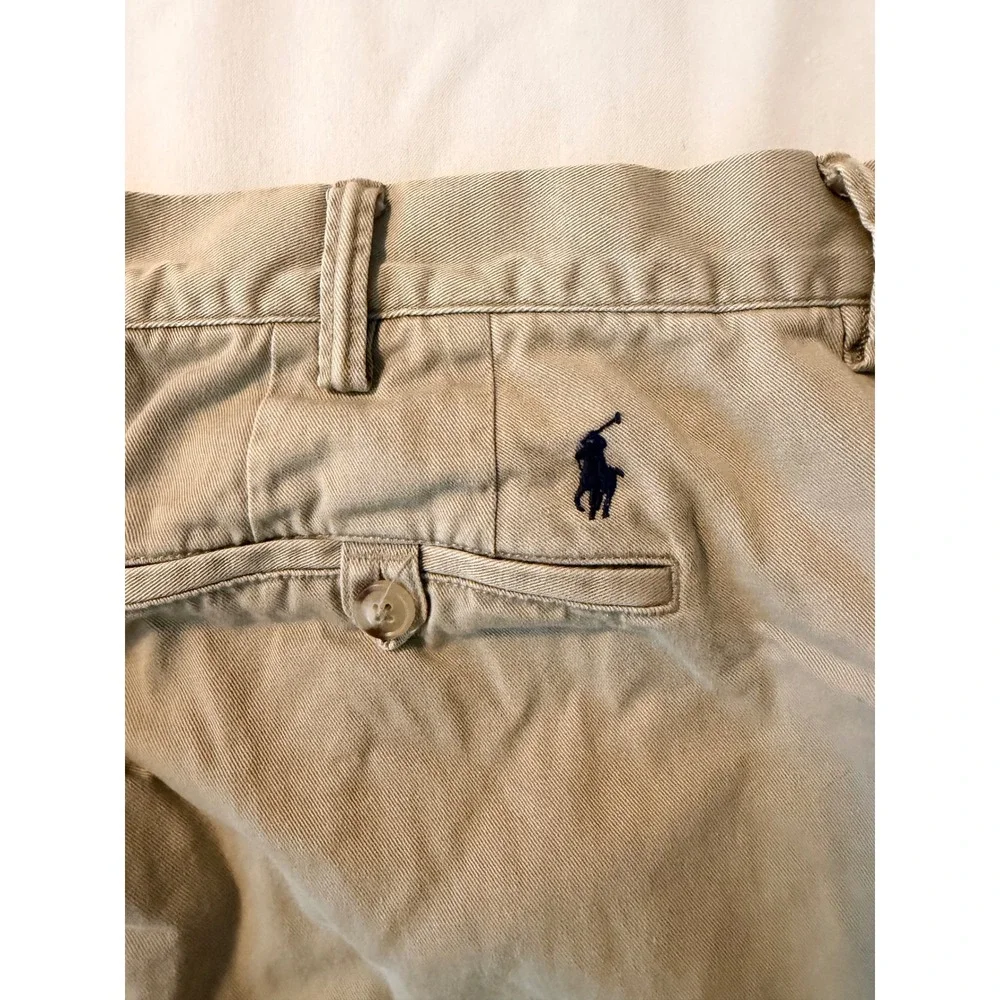Polo Ralph Lauren Classic Fit Chino Pants Tan Khaki Men 40/34 Straight Leg B
